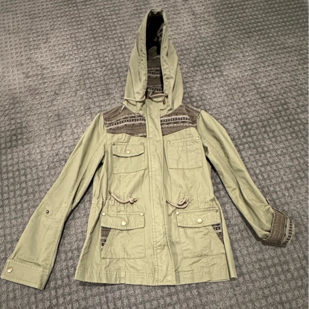 American Rag XS olive green utility jacket
